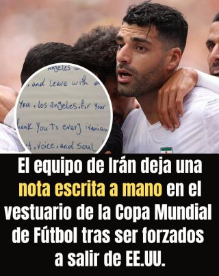 La selección de Irán deja una nota en el vestuario del Mundial tras verse obligada a cumplir unas normas estrictas en EE. UU.