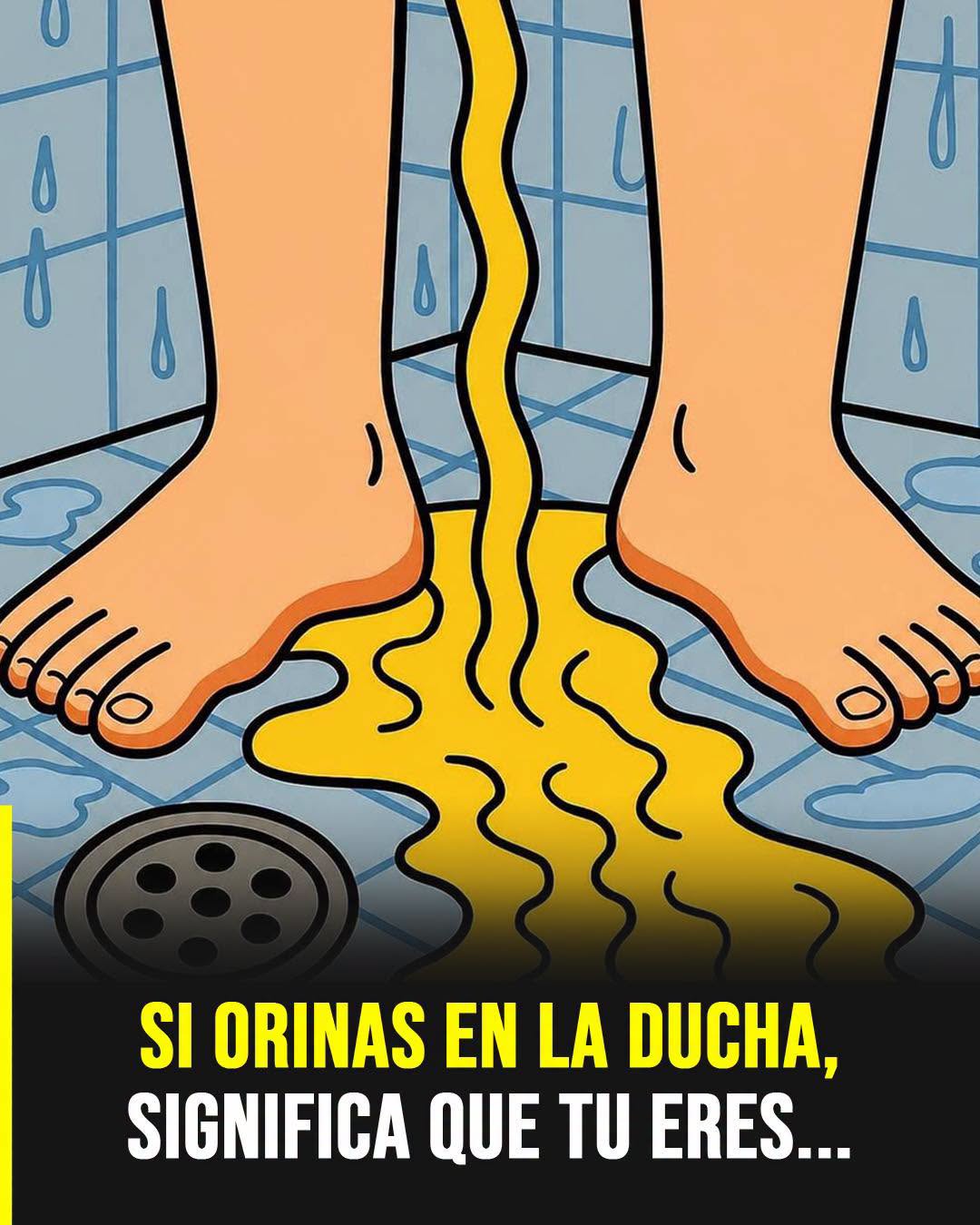 Esto es lo que puede llegar a ocurrir si orinas en la ducha