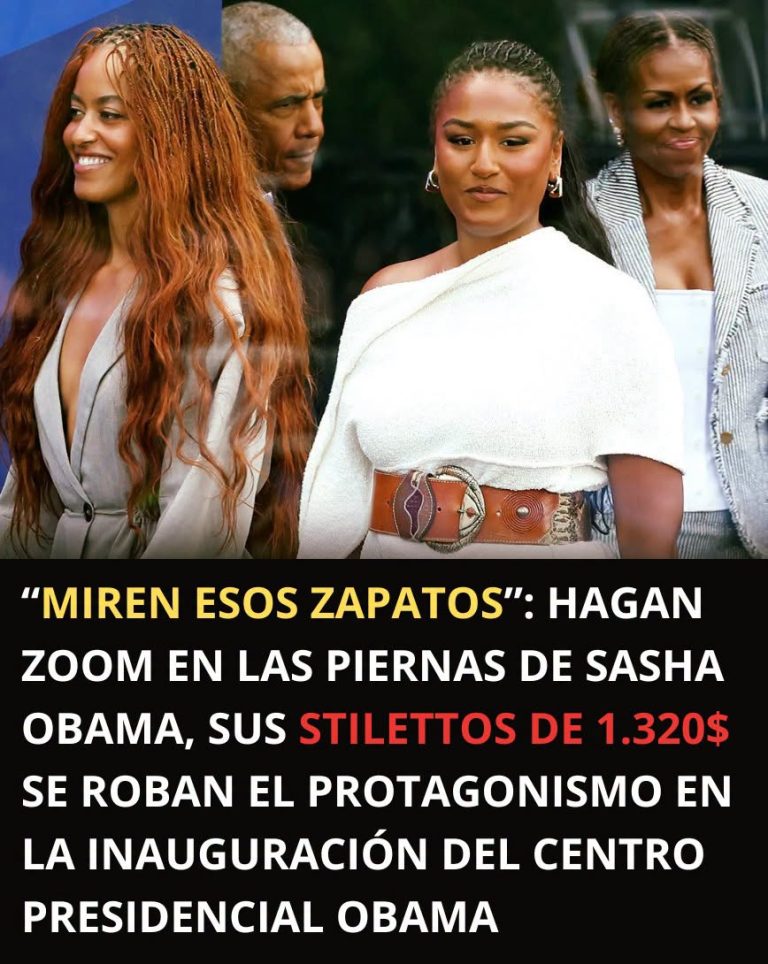 Sasha Obama hace una de sus escasas apariciones públicas en la inauguración del Centro Presidencial, y su nuevo look llama la atención