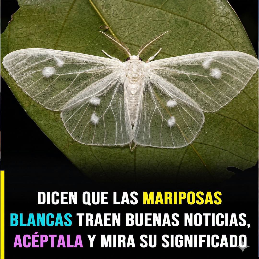 ¿Qué significa que una mariposa blanca te visite?