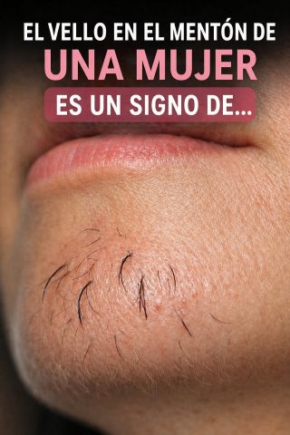 El vello en el mentón de una mujer es señal de… Ver más