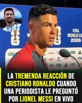La reacción de Cristiano Ronaldo cuando una periodista le preguntó por Lionel Messi – Bienvenido al Hogar