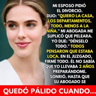Le cedí todo a mi esposo en el divorcio sin que supiera las consecuencias que implicaba su decisión.
