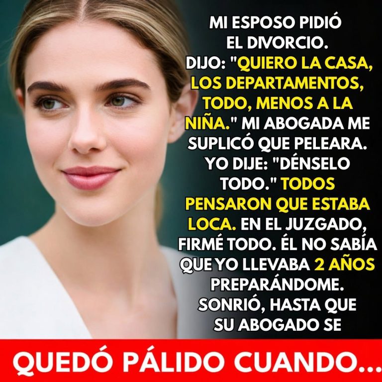 Le cedí todo a mi esposo en el divorcio sin que supiera las consecuencias que implicaba su decisión.