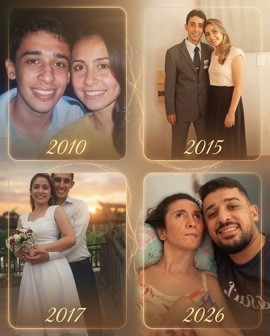Tras quedar en estado vegetativo, su esposa se convirtió en el centro de su vida y desde entonces no se ha separado de ella.