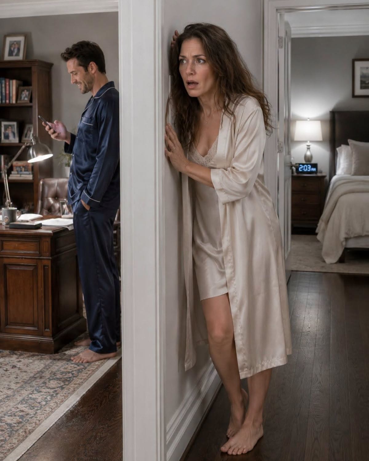 Me desperté a las 2:00 de la madrugada y escuché a mi esposo decir: “Ella no tiene ni idea.” Horas después, encontré una caja escondida, un testamento modificado y el lugar exacto donde mi nombre había sido borrado…