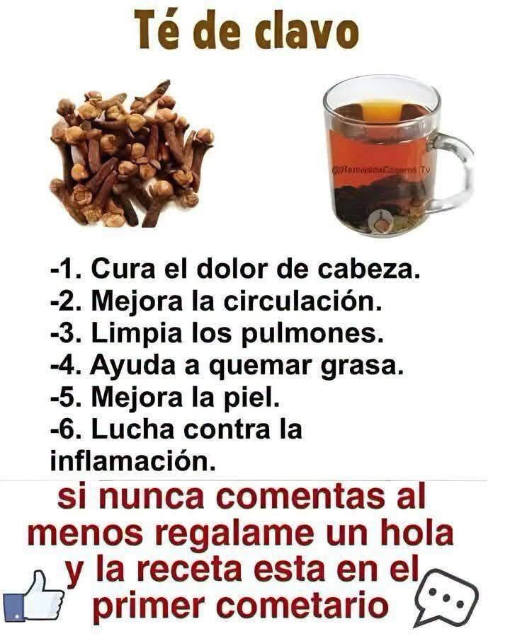 Té de clavo de olor: beneficios reales, propiedades, preparación y precauciones