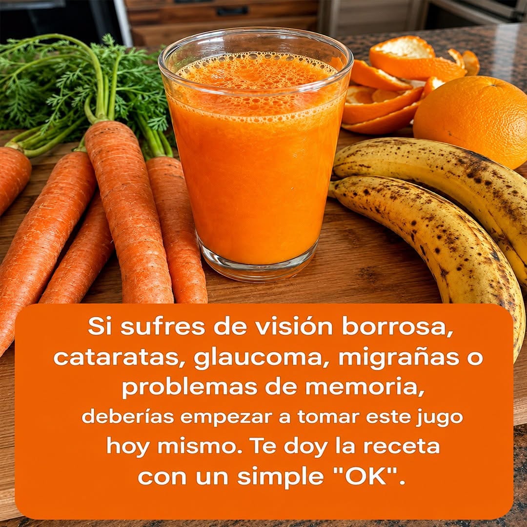 Zumo natural para mejorar la visión y cuidar los ojos