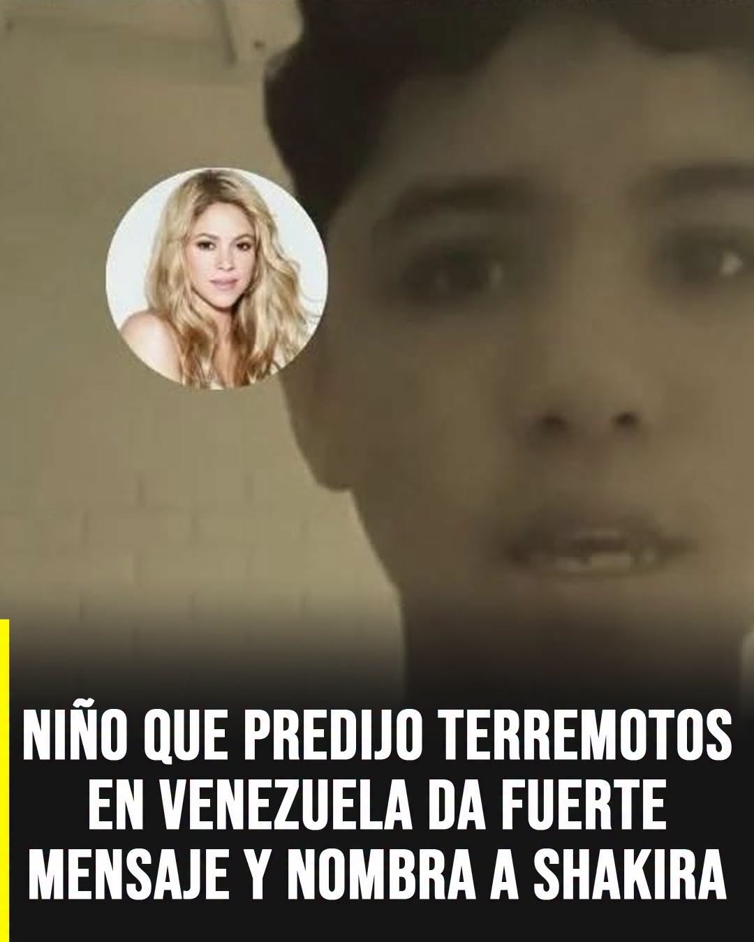 Niño viral que predijo los terremotos en Venezuela vuelve a generar debate tras mencionar a Shakira en un nuevo mensaje