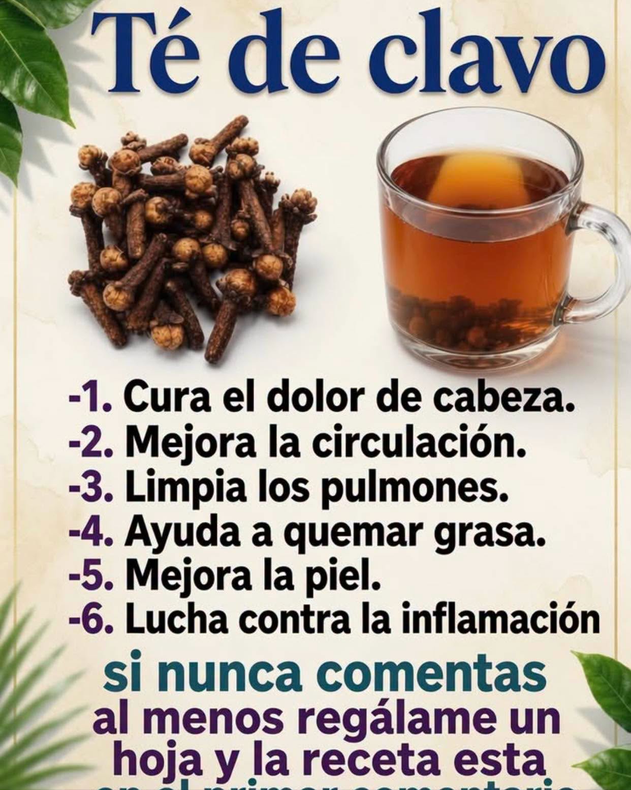 Té de Clavo de Olor: Beneficios, Preparación y Cómo Puede Ayudarte Naturalmente ☕🌿
