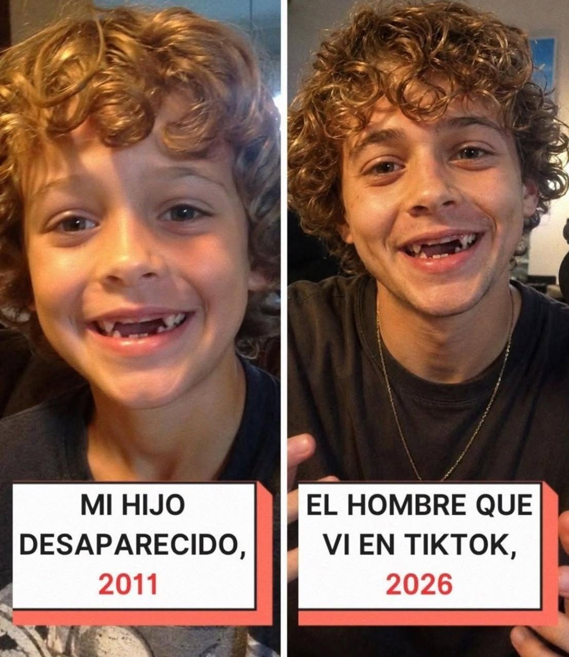 Mi hijo desapareció de la escuela hace 15 años – Entonces vi a un hombre que se parecía a él en TikTok y decidí conocerlo