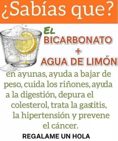 Bicarbonato con agua de limón: beneficios reales, riesgos y cómo usarlo con cuidado