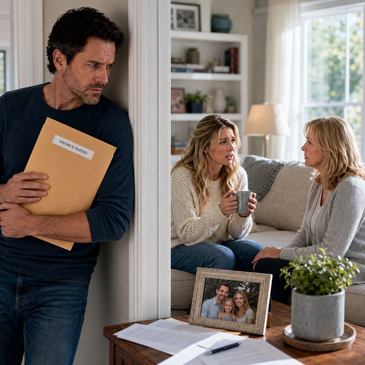 Iba a divorciarme de mi esposa… hasta que la escuché confesarle a su madre por qué se estaba alejando de mí.