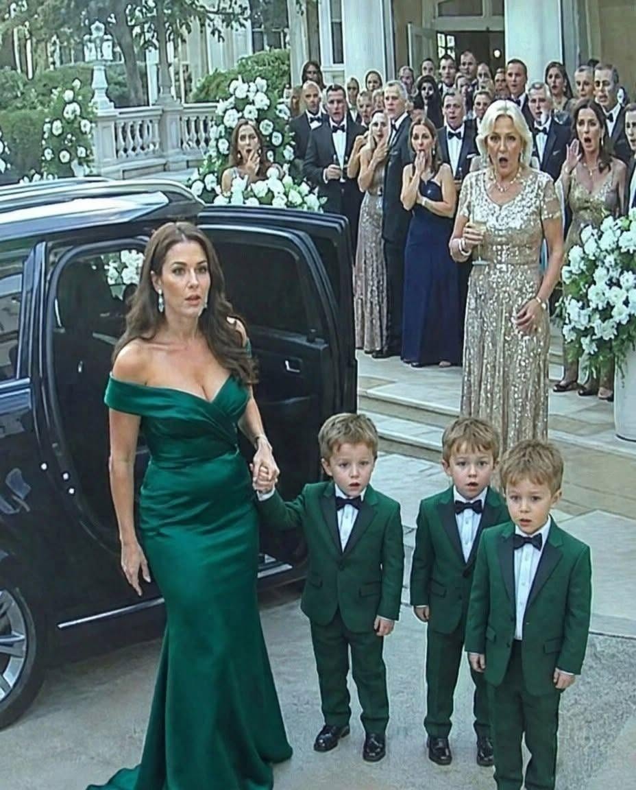 Parte completa: Llevé a mis trillizos de 5 años a la boda de mi ex marido millonario kara … y en el segundo en que su familia los vio