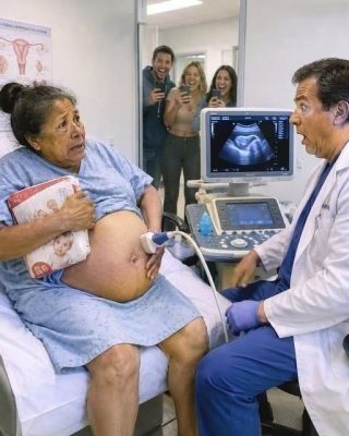 A los 66 años, María llegó a la oficina de un ginecólogo con una bolsa de pañales, insistiendo en que estaba esperando un bebé … pero después de revisar las ecografías, el médico le informó que el feto necesitaba ser retirado de inmediato.