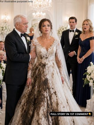 Mi suegra vertió algo sucio sobre mi vestido de novia y dejó una nota: “Conoce tu lugar”. Frente a 200 invitados, me lo puse de todos modos, tomé el brazo de mi padre y caminé por el pasillo sin derramar una lágrima.