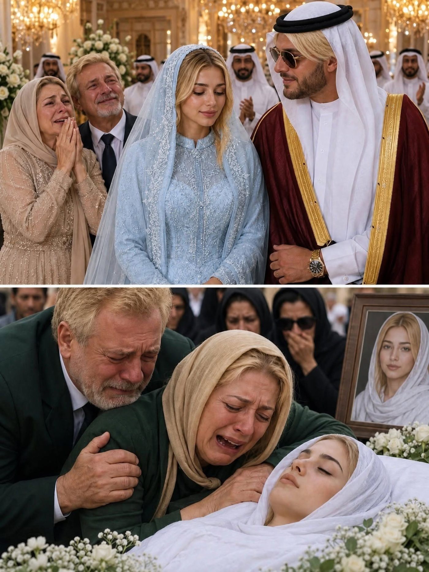 Los padres casaron a su hija con un multimillonario árabe, pero al día siguiente descubrieron que su hija ya no estaba viva. Cuando los padres devastados descubrieron la razón de su muerte, quedaron completamente horrorizados 😱😨kara