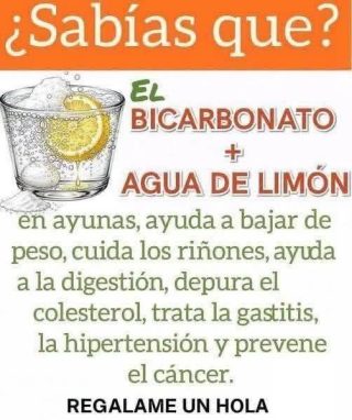 Bicarbonato con agua de limón: beneficios reales, riesgos y cómo tomarlo con cuidado