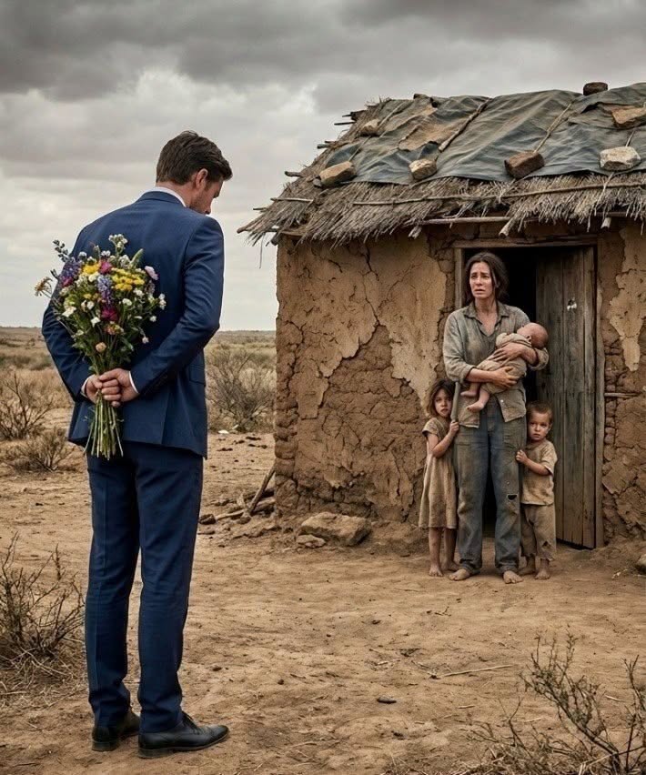 Un millonario visita a su exesposa después de 9 años… y se queda impresionado al ver en qué vive