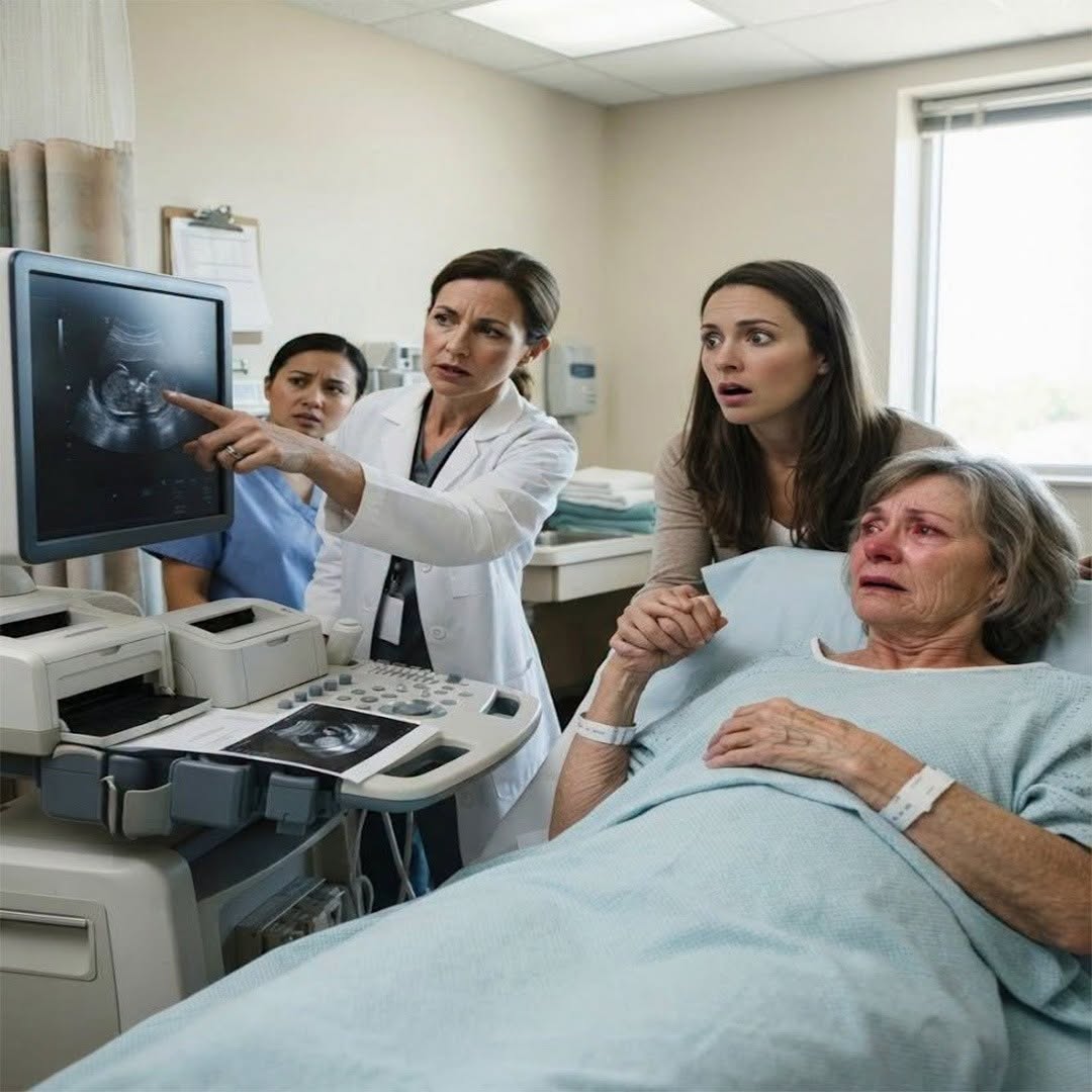 Mi mamá de 66 años solo pensaba que tenía un problema de estómago, pero después del ultrasonido el doctor susurró: “Dios mío, nunca he visto algo así en toda mi carrera”