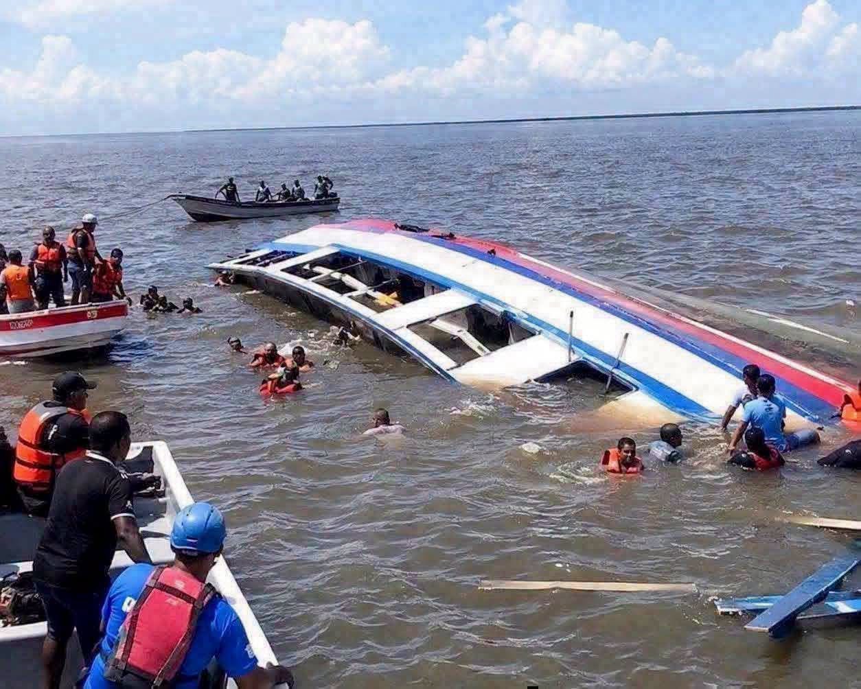 Ferry MV Barima se vuelca frente a Guyana: víctimas, rescate y lo que se sabe