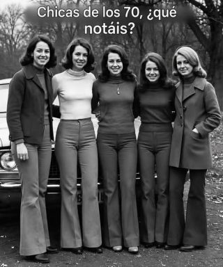 Chicas en los años 70: ¿qué detalle les llama la atención de inmediato?