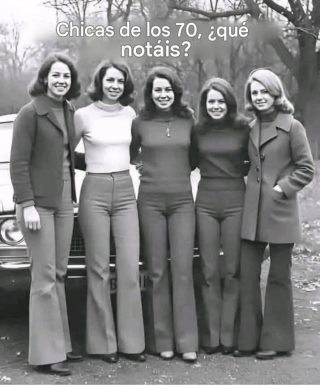 Chicas en los años 70: ¿qué detalle les llama la atención de inmediato?