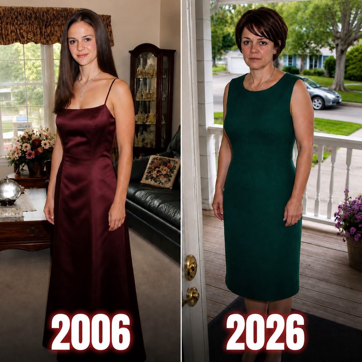 El vestido azul que volvió a mi puerta veinte años después