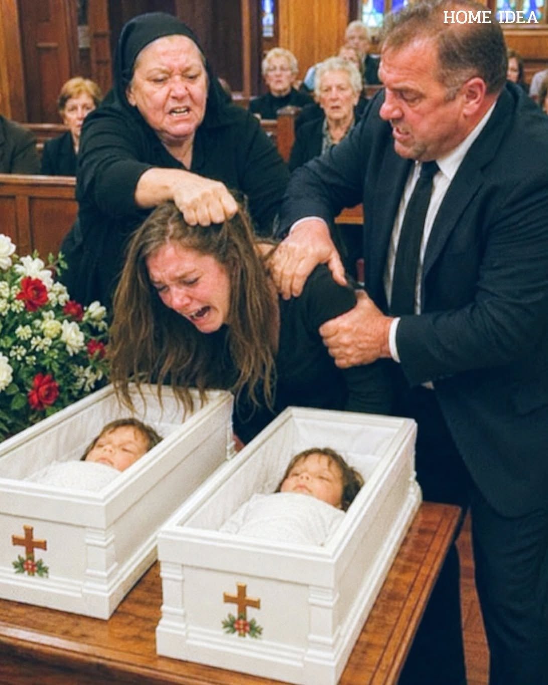 Mi hija de cuatro años, Emma, permaneció inmóvil. Luego corrió hacia el pastor, gritando algo que causó silencio absoluto.kara