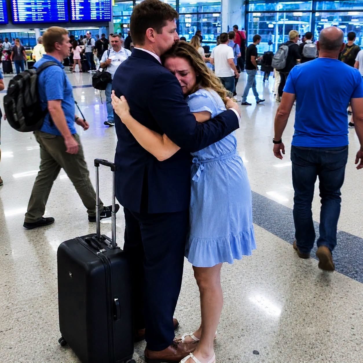 La despedida en el aeropuerto: cómo un mensaje anónimo destapó el engaño de mi esposo antes de una transferencia de 720 mil dólares – Recetas Caseras