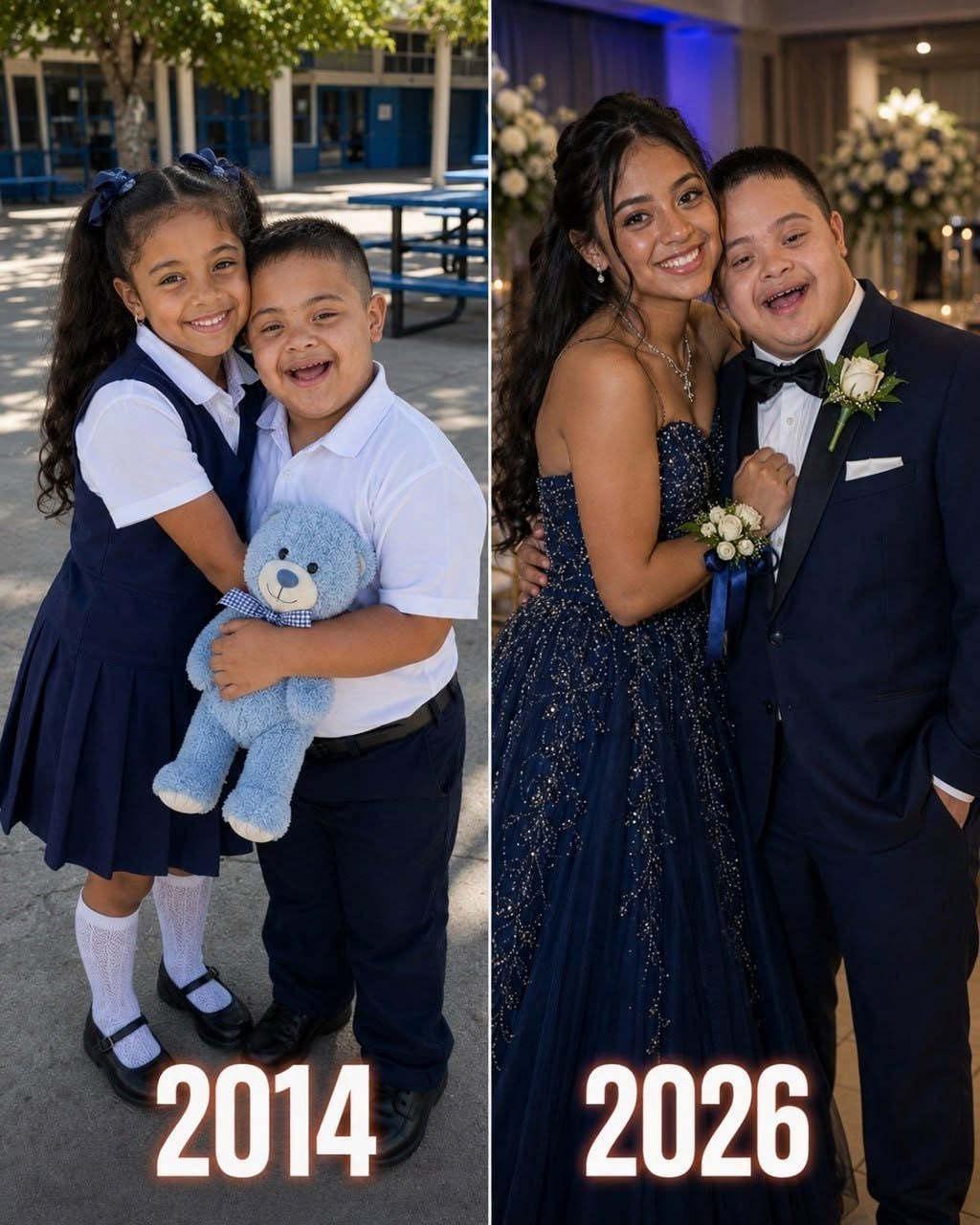 A los 6 años, le prometí a mi mejor amigo con síndrome de Down que iríamos juntos al baile de graduación; 12 años después, mi madre me dijo que podía ir con él solo con una condición.