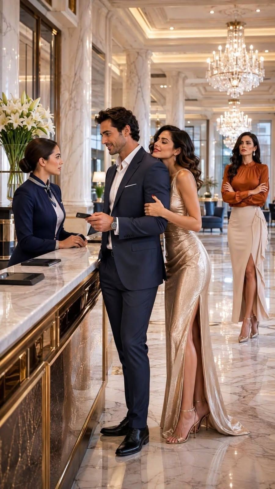 Mi esposo llevó a su amante a una cena secreta… sin saber que la esposa que humillaba era la verdadera dueña del hotel