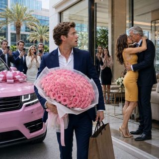 Gané 80 millones de pesos y le compré a mi esposa una SUV rosa, un anillo de diamantes y el regalo más caro de mi vida. Llegué a su oficina creyendo que la haría llorar de felicidad… pero la encontré en brazos de otro hombre. Él le susurró: “Después de hoy, ya no vas a necesitar a tu esposo.” Me quedé callado… hasta que sonó mi teléfono, y todo el plan que tenían se vino abajo.