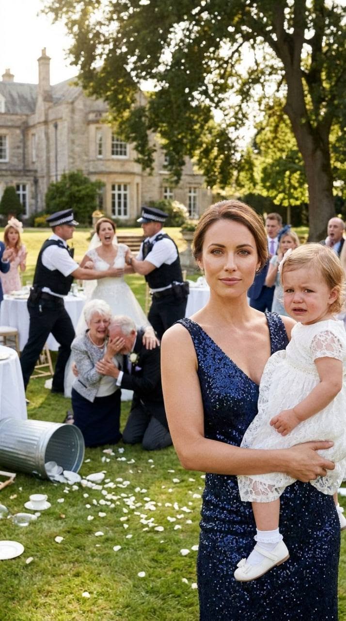 En la boda de mi familia, había un cartel colgado en el asiento del copiloto que decía: «Reservado para la basura». Mi madre se rió. «Tranquila, ¡es una broma!». Cuando mi hija empezó a gritar, mi hermana me espetó: «¡Deja de comportarte así, estúpida!». No dije nada. Tomé el pedido y me fui. Unos días después llegó la sorpresa que jamás olvidarían.