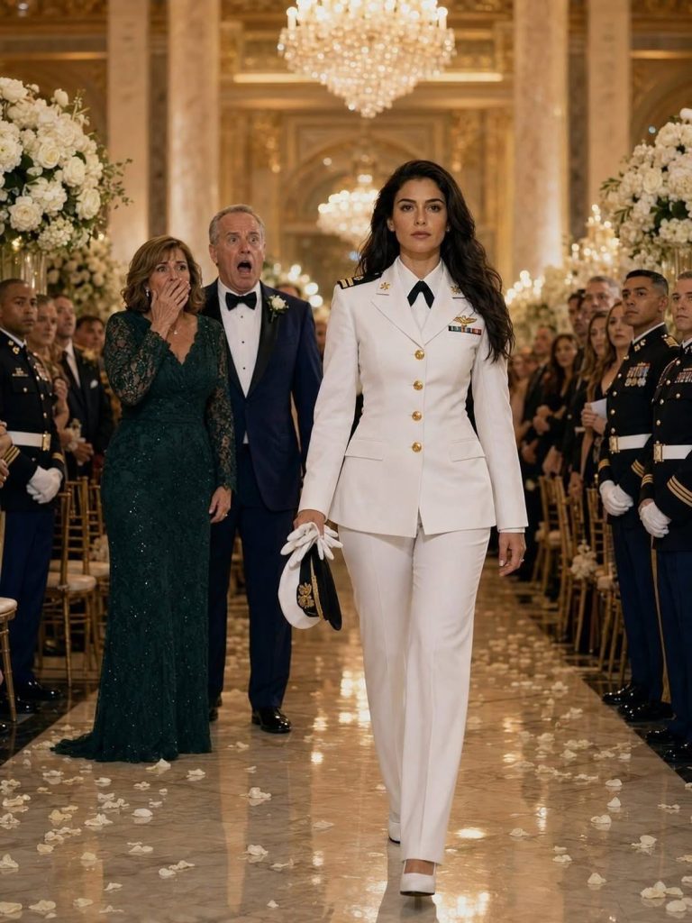 El velo de novia yacía destruido en el suelo de mármol del camerino real 💍.