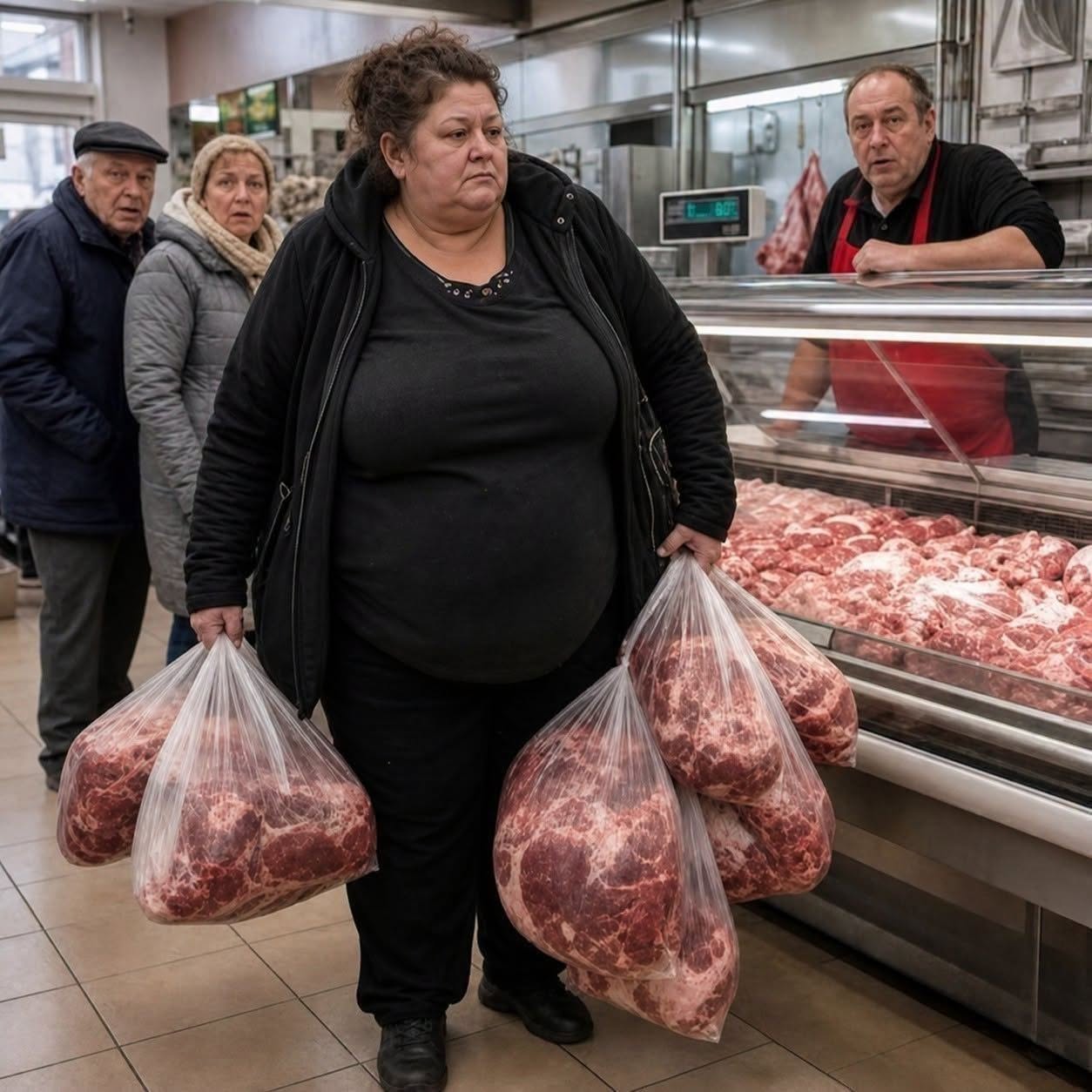 El misterio de la anciana que compra 60 kilos de carne al día: la verdad detrás de un barco abandonado