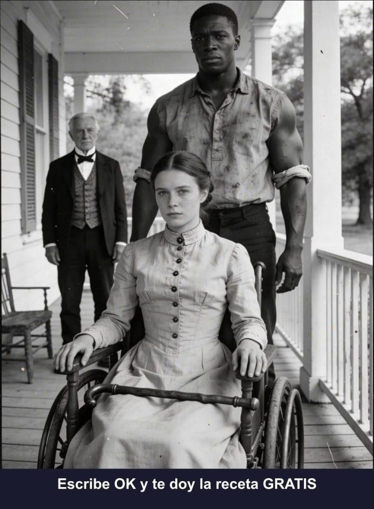 La consideraron no apta para el matrimonio, así que su padre la casó con el esclavo más fuerte. Virginia, 1856. Decían que jamás me casaría. En cuatro años, doce hombres vinieron a la plantación de mi padre en Virginia, vieron mi silla de ruedas… y se marcharon. Algunos fueron amables. La mayoría no. «No puede caminar hacia el altar». «Mis hijos necesitan una madre que pueda correr tras ellos». «¿De qué sirve si ni siquiera puede tener hijos varones?». Este último rumor, difundido por un médico que nunca me había examinado, se extendió como la pólvora en la Virginia de la década de 1850. A los veintidós años, no solo tenía una discapacidad. Era defectuosa. Un producto defectuoso. Me llamo Elellanar Whitmore, y para 1856, la sociedad ya había decidido que mi vida había terminado antes incluso de empezar. Nadie esperaba —ni los doce hombres, ni los vecinos chismosos, ni siquiera yo— que la desesperada solución de mi padre encendiera un amor tan rebelde que resonaría por generaciones. Pero antes de juzgarlo… deben comprender la jaula en la que vivíamos. Virginia en 1856 no era amable con las mujeres. Y lo era aún menos con las mujeres que no podían ponerse de pie. Mis piernas habían sido inútiles desde los ocho años. Un accidente a caballo. Una fractura de columna. Catorce años en una silla de caoba pulida que mi padre había encargado, tan elegante que hacía que la sociedad olvidara lo que simbolizaba. Pero nunca lo olvidaron. La silla no era el verdadero problema. Era lo que representaba. Dependencia. Fragilidad. Una mujer que, según los chismes, era incapaz de cumplir con los deberes de una esposa. Mi padre, el coronel Richard Whitmore, poseía cinco mil acres de tierra y doscientos esclavos. Podía negociar los precios del algodón en tres estados diferentes. Pero él no podía negociar mi valor en el mercado matrimonial. Tras el duodécimo rechazo —un borracho de cincuenta años llamado William Foster, que me rechazó incluso después de que mi padre le ofreciera un tercio de nuestras ganancias anuales— comprendí una cosa con claridad: Moriría sola. Mi padre también lo comprendió. Y eso lo aterrorizaba. Una tarde de marzo de 1856, me llamó a su estudio. «Te casaré con Josiah», dijo. Me eché a reír. No porque fuera gracioso. Porque era imposible. «El herrero», aclaró. La habitación quedó en silencio. «Padre… Josiah es un esclavo». «Sí», dijo. «Sé perfectamente lo que hago». Pensé que había perdido la cabeza. Lo que no sabía era que estaba a punto de conocer al hombre que cambiaría todo lo que creía saber sobre la fuerza… y el valor. Lo llamaban «el bruto». Dos metros setenta y ocho centímetros de altura, o incluso menos. Doscientos kilos de músculo forjado en hierro. Manos marcadas con las cicatrices de la forja. Hombros que apenas cabían por las puertas. Los visitantes blancos susurraban sobre él. Los esclavos le dejaban espacio. Parecía un arma. La primera vez que entró en nuestra sala, tuvo que agacharse para pasar por debajo de la cornisa. Sus ojos no se apartaban del suelo. «Sí, señor», le dijo a mi padre con voz grave pero sorprendentemente suave. Cuando estábamos solos, el silencio se extendía entre nosotros como una prueba que ninguno quería fallar. «¿Me tiene miedo, señorita?», preguntó en voz baja. «¿Debería tenerlo?» «No, señorita. Jamás le haría daño.» Sus manos —enormes, lo suficientemente fuertes como para doblar hierro— se posaron suavemente sobre mis rodillas. Y entonces le hice la pregunta que lo cambió todo. «¿Sabe leer?» Un destello de miedo cruzó su rostro. En Virginia, enseñar a leer a los esclavos era ilegal. «Sí», dijo finalmente. «Aprendí solo». «¿Qué lees?» «Todo lo que encuentro. Shakespeare. Periódicos. Cualquier cosa». «¿Cuál es tu obra favorita?» «La Tempestad», respondió sin dudar. «Próspero llama monstruo a Calibán… pero Calibán era un esclavo en su propia isla. Te hace preguntarte quién es el verdadero monstruo». Y así, el bruto desapareció. En su lugar había un hombre que podía hablar de Shakespeare con más profundidad que la mitad de los hombres que me habían rechazado.