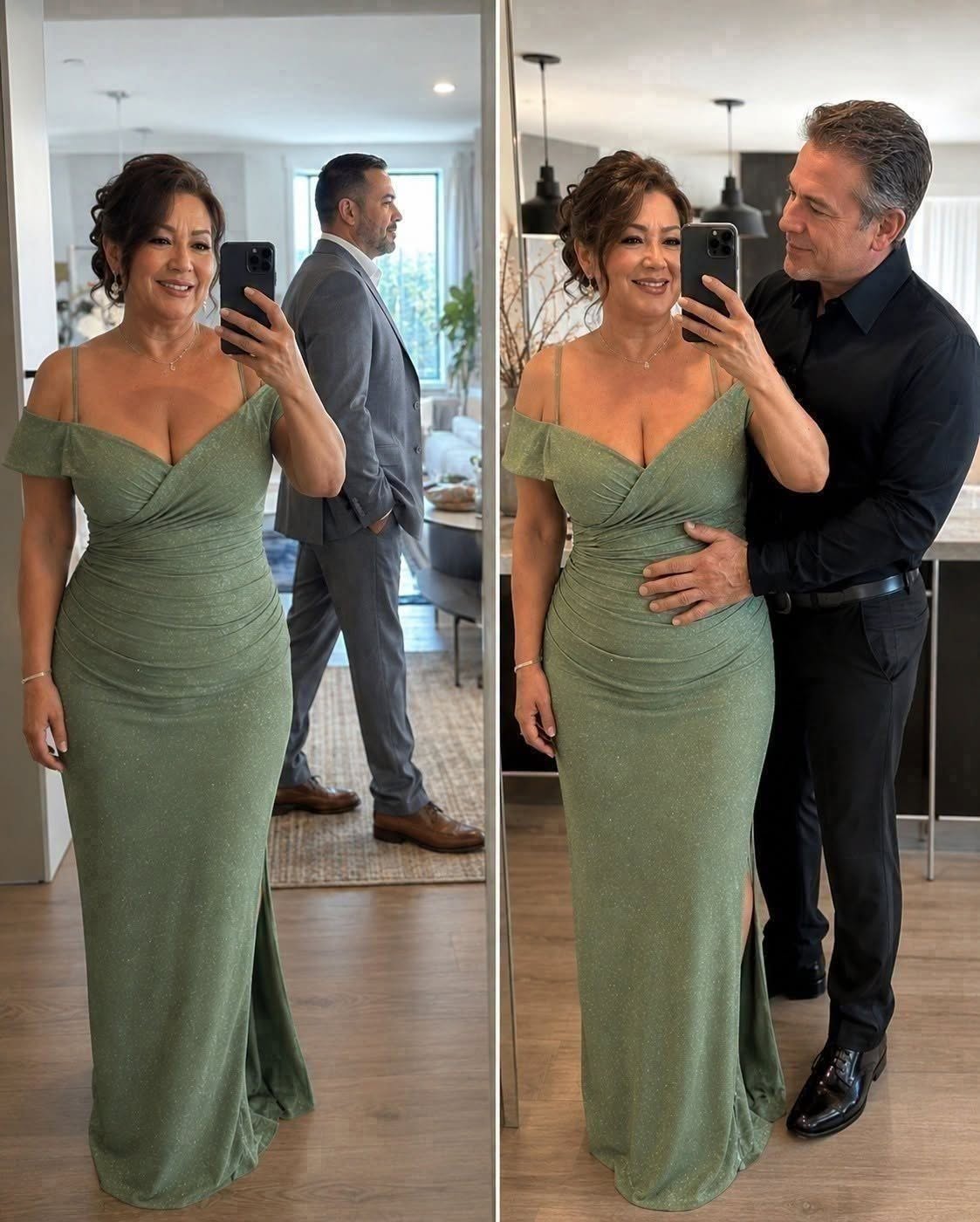 Usar un vestido verde esmeralda en mi cumpleaños me costó mi marido kara