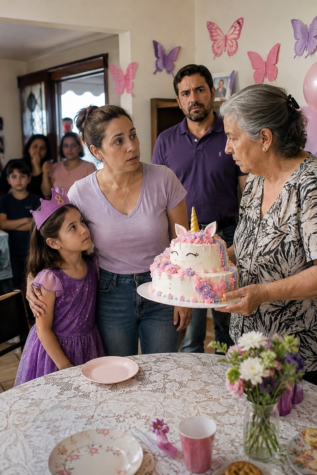 Mi suegra tiró el pastel de mi hija a la basura, sin imaginar la humillante sorpresa que ella preparó