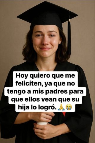 Hoy crucé el escenario sola, pero no llegué sola hasta aquí.