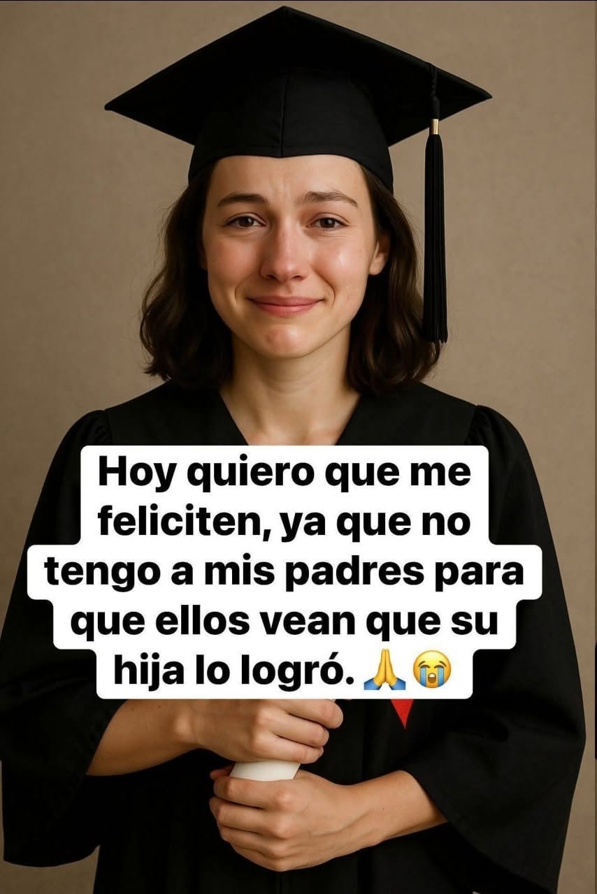 Hoy crucé el escenario sola, pero no llegué sola hasta aquí.