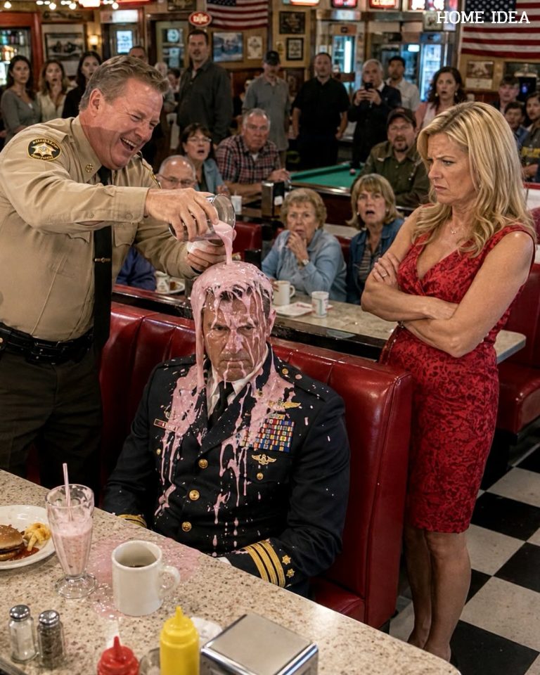 El sheriff se rió mientras el batido de mi esposa goteaba por mi cara, y…