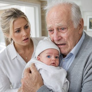Llevé a mi bebé a conocer al abuelo que me crió. En cuanto vio que tenía un ojo azul y el otro casi negro, rompió a llorar y preguntó: “¿Quién es el padre?”. Le dije el nombre del hombre que desapareció la noche en que supo que estaba embarazada. Mi abuelo palideció: “Entonces tengo que contarte el secreto que tu madre me hizo jurar que jamás sabrías”.