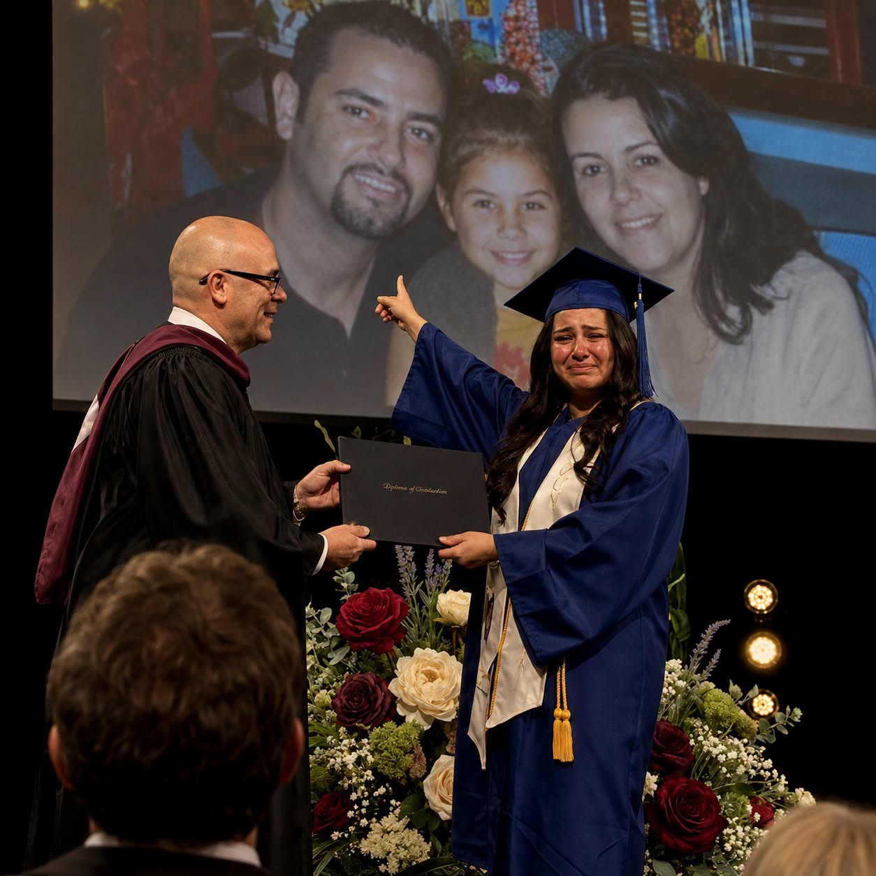 El día de mi graduación estaba sola, hasta que unas manos cubrieron mis ojos – Habemus Asado