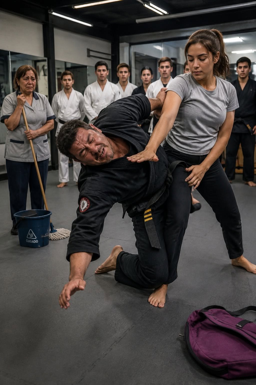 Un instructor humilló a una limpiadora frente a todos, pero jamás imaginó quién era realmente su hija