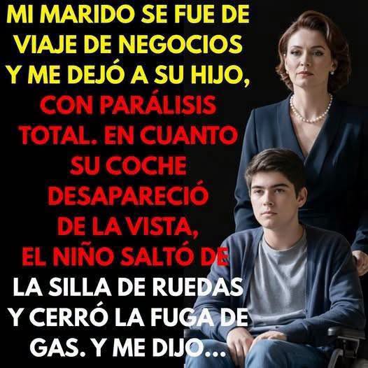 En cuanto mi marido se fue, mi hijastro paralítico saltó de la silla de ruedas para salvarme la vida. – Recetas Caseras