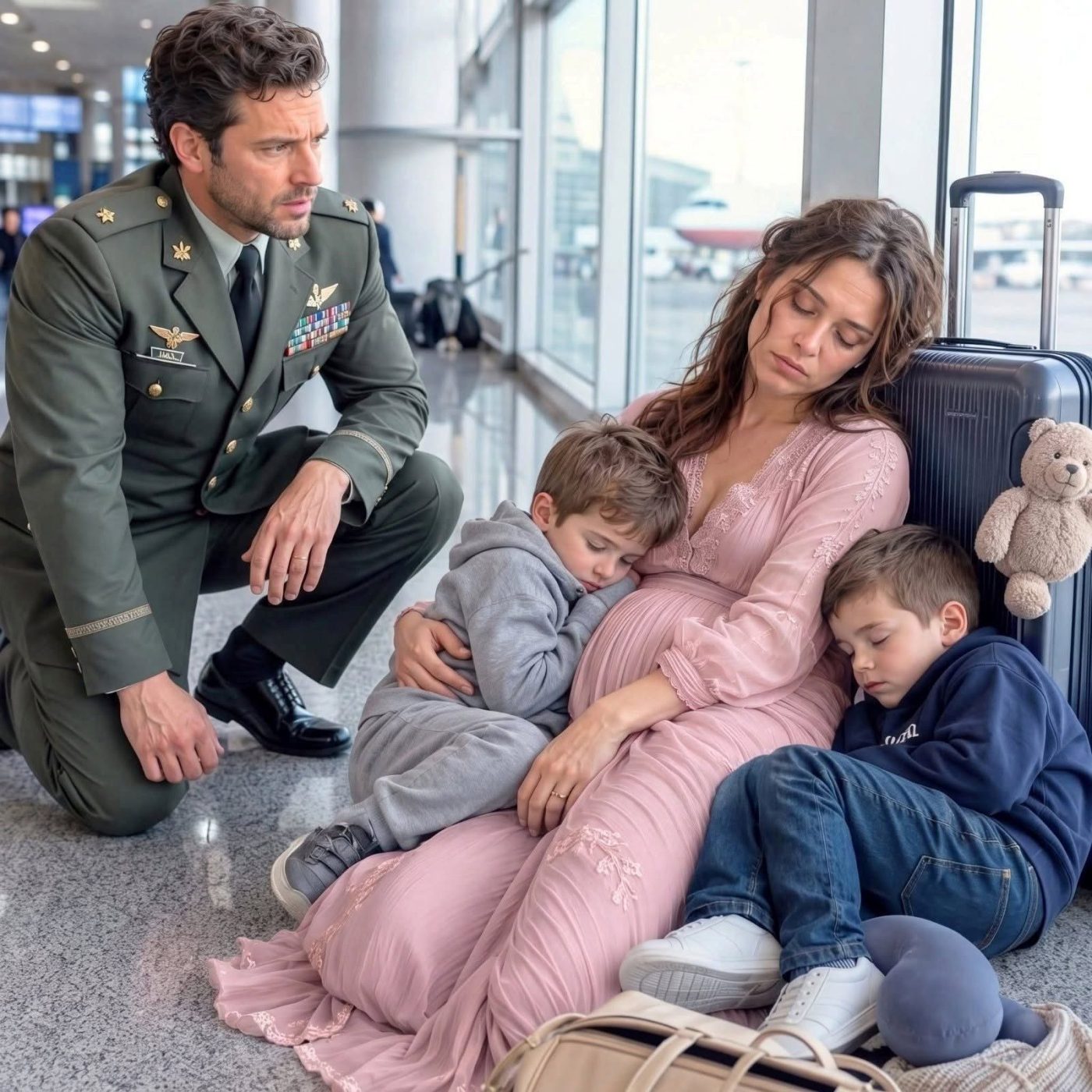 Parte completa: Encontré a mi ex, que desapareció hace 6 años, durmiendo en JFK con 2 niños que tenían mis ojos. Entonces Oí A Mi Madre Decir